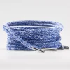 tieme-up Round shoelaces blue ethnik