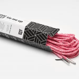 tieme-up Round shoelaces Fuschia ethnik